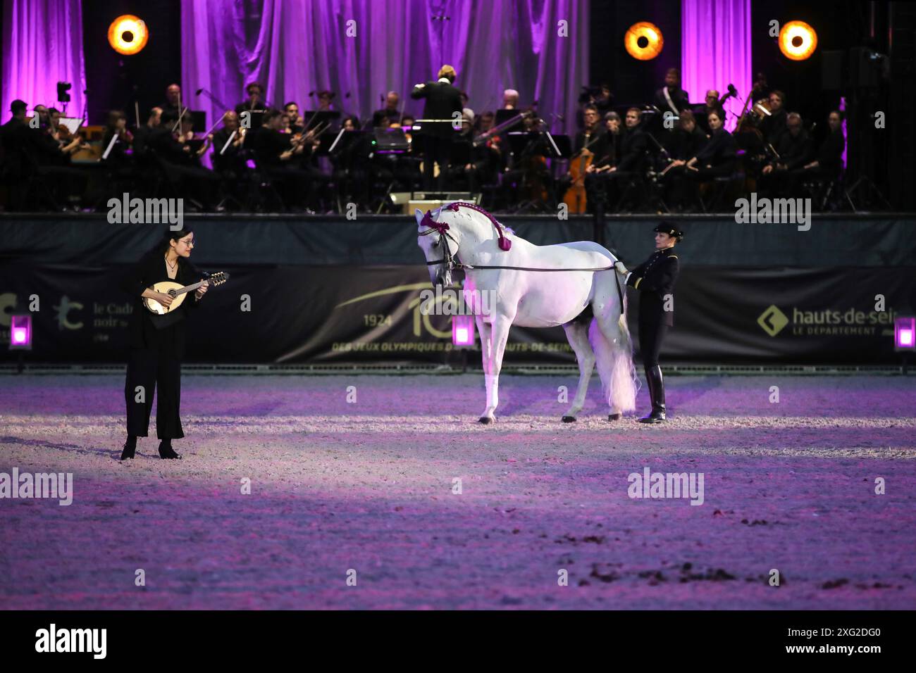 Marnes-la-Coquette, France, on 5 July 2024, Galop Baroque, the Cadre ...
