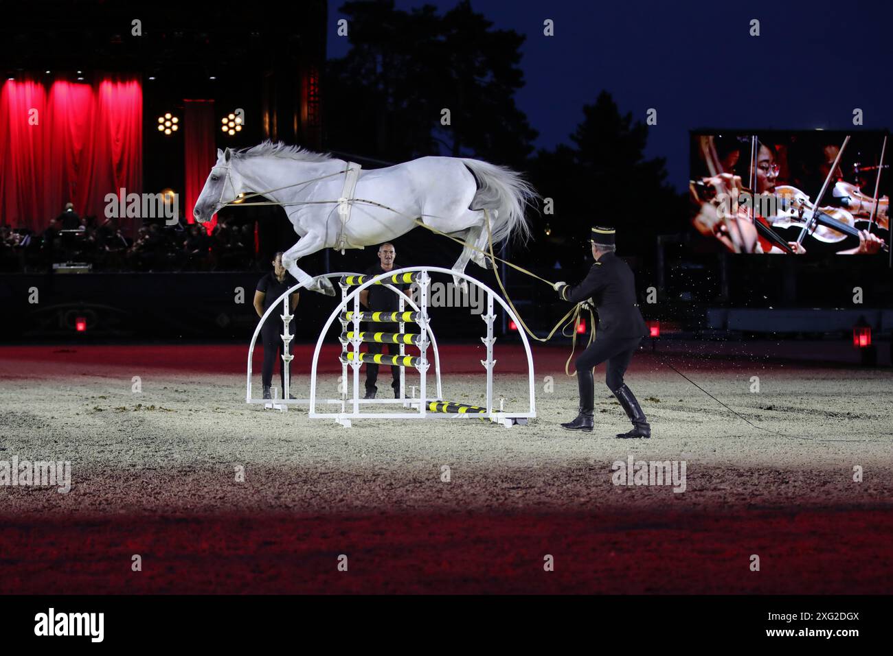 Marnes-la-Coquette, France, on 5 July 2024, Galop Baroque, the Cadre ...