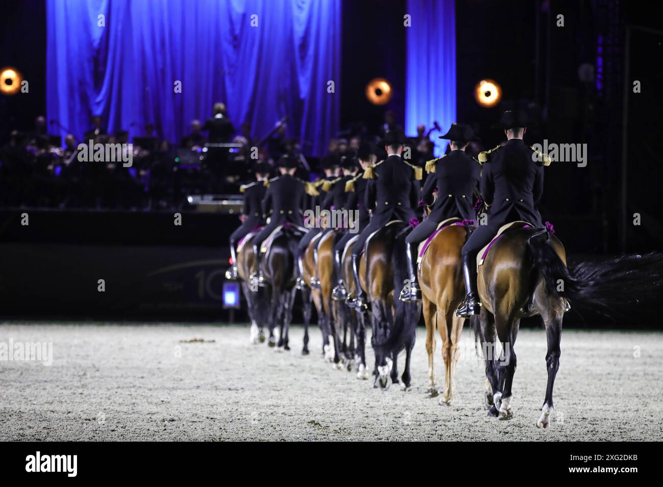 Marnes-la-Coquette, France, on 5 July 2024, Galop Baroque, the Cadre ...