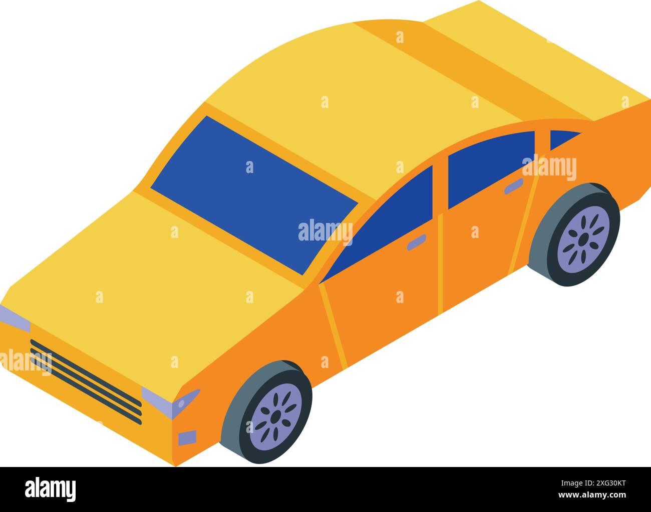 Yellow parking icon isolated on Stock Vector Images - Alamy