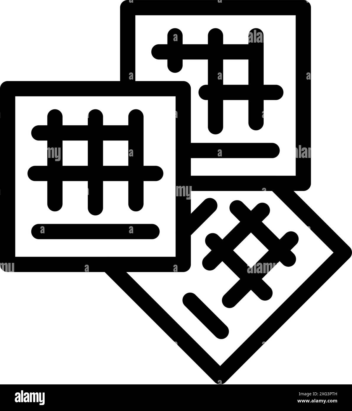 Fabric samples showing different textures and patterns for a new