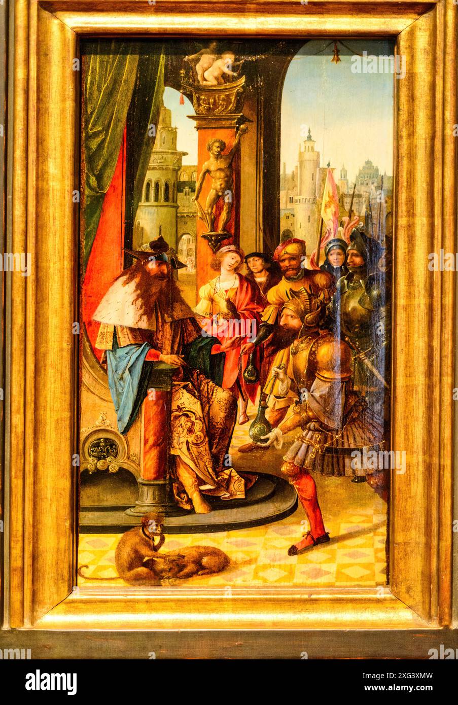 Antique portrait painting hi-res stock photography and images - Alamy