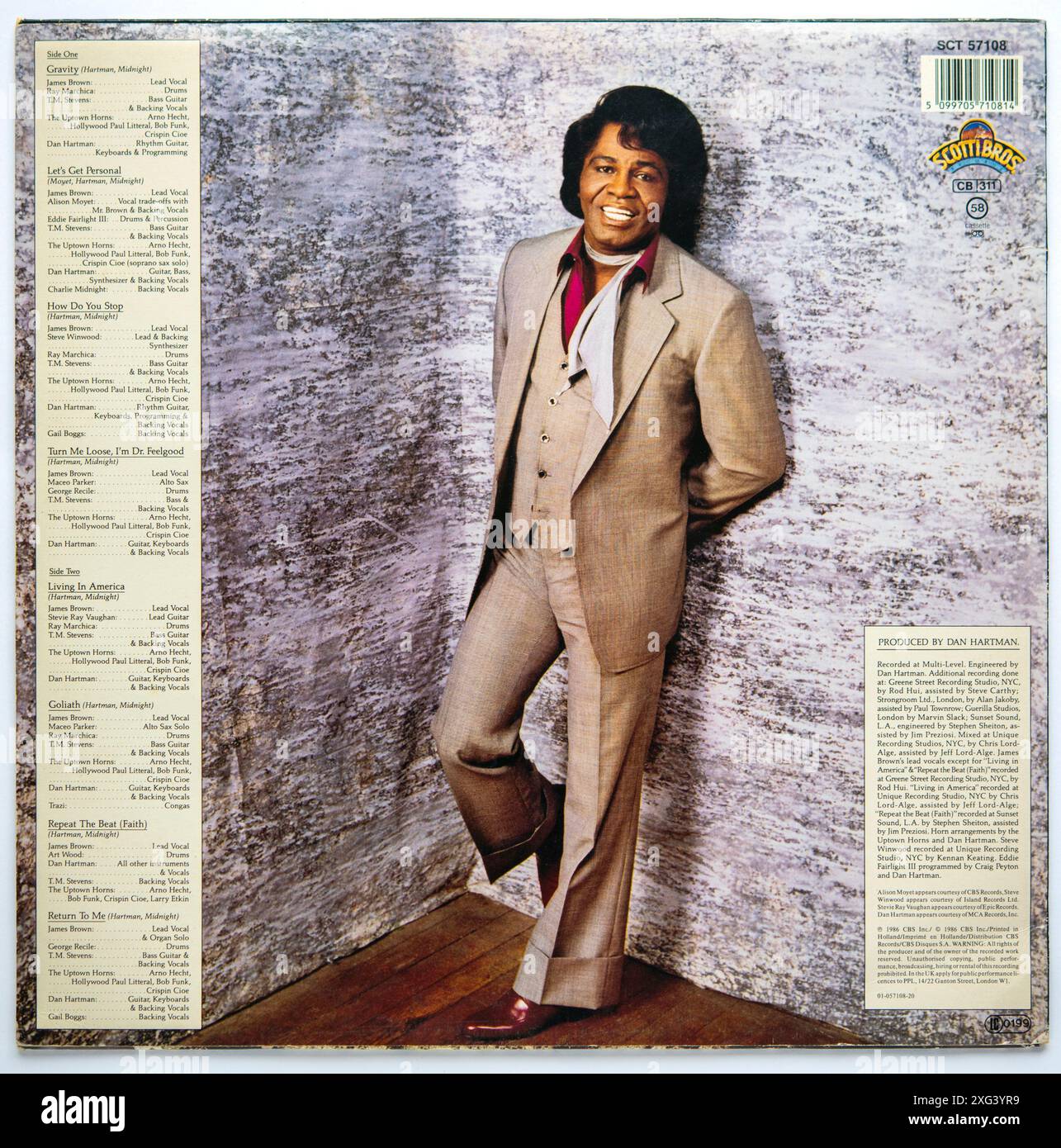 James brown 1986 hi-res stock photography and images - Alamy
