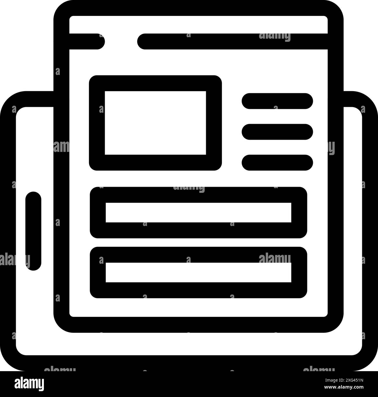 Mobile app displayed on a tablet with coding and design elements ...