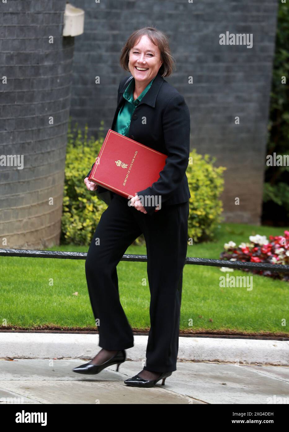 London, UK. 06th July, 2024. Secretary of State for Wales, Jo Stevens arrives at Number 10 Downing street for her first day as a cabinet minister in London. Credit: SOPA Images Limited/Alamy Live News Stock Photo