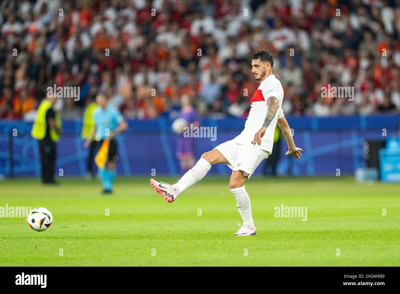 Berlin, Germany. 06th July, 2024. Samet Akaydin (4) of Turkey seen