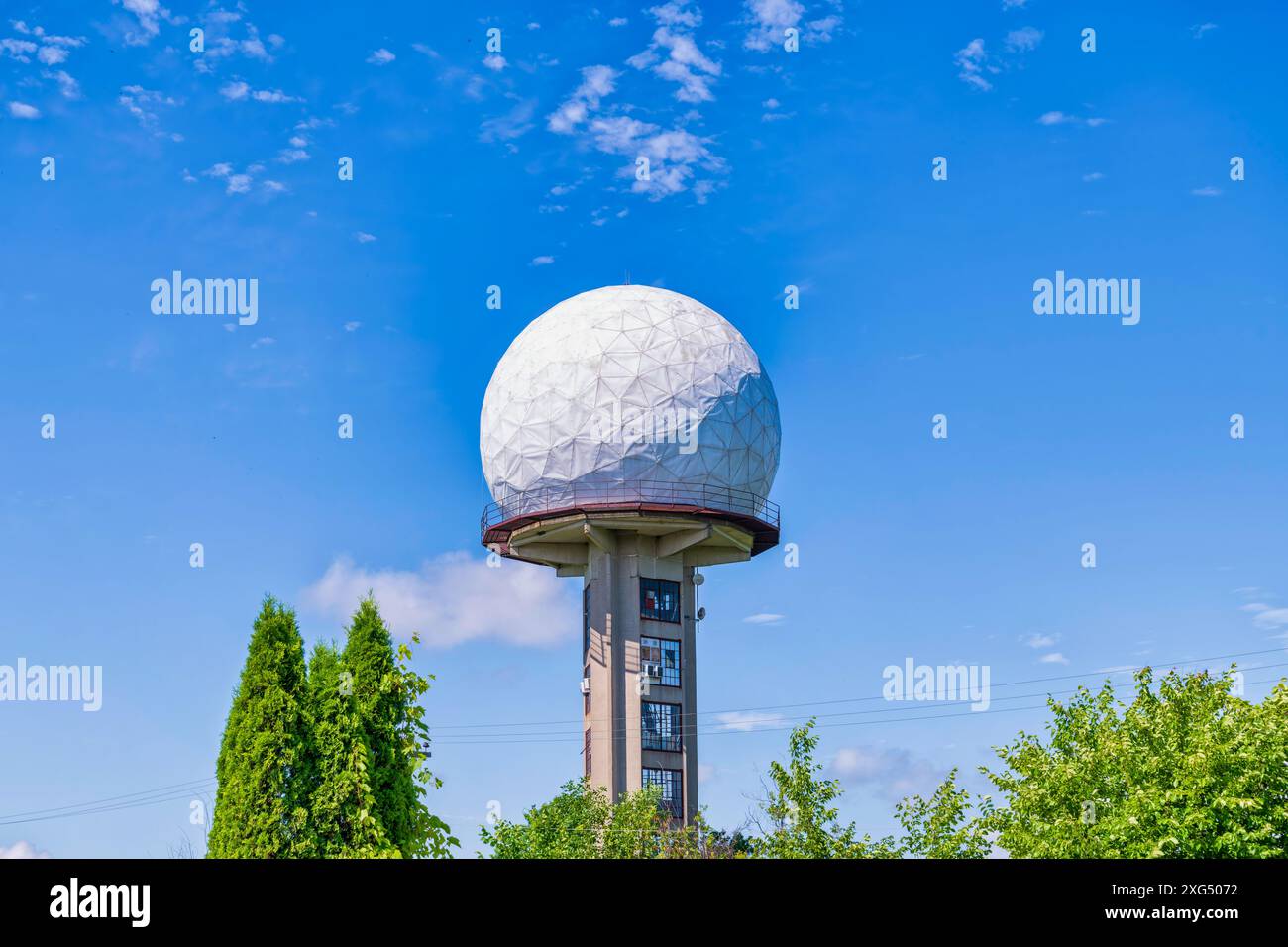 Arboretum Tower Stock Photo Alamy