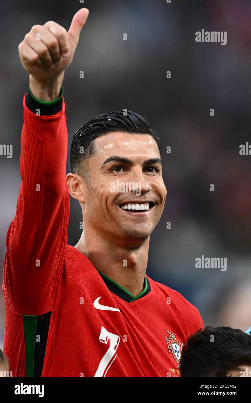 HAMBURG, GERMANY JULY 5 Cristiano Ronaldo of Portugal during the