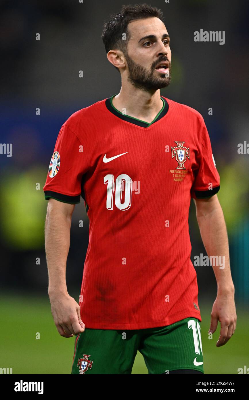 HAMBURG, GERMANY JULY 5 Bernardo Silva of Portugal during the UEFA