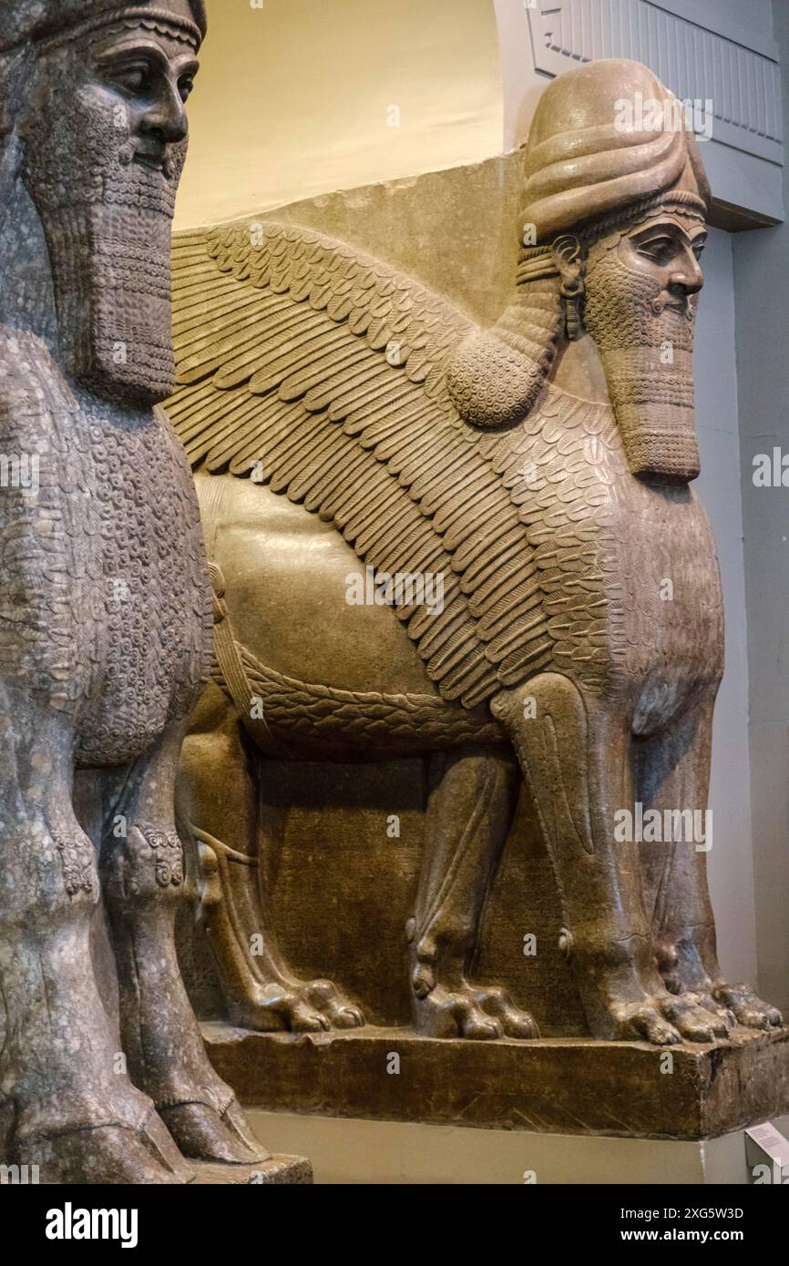 Winged lion british museum hi-res stock photography and images - Alamy