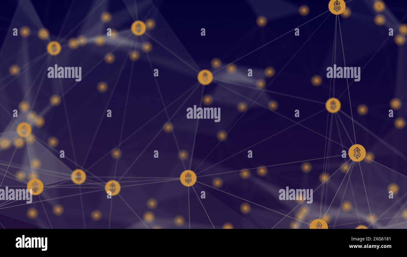 Concept of connectivity with Doller icon Stock Photo - Alamy