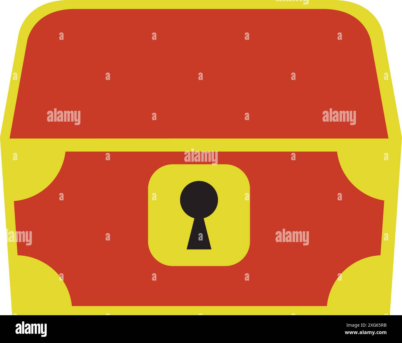 Flat Icon Treasure Element. Vector Illustration Of Flat Icon Chest ...