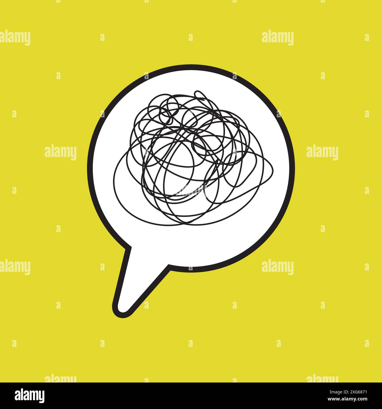 Speech difficult Stock Vector Images - Alamy