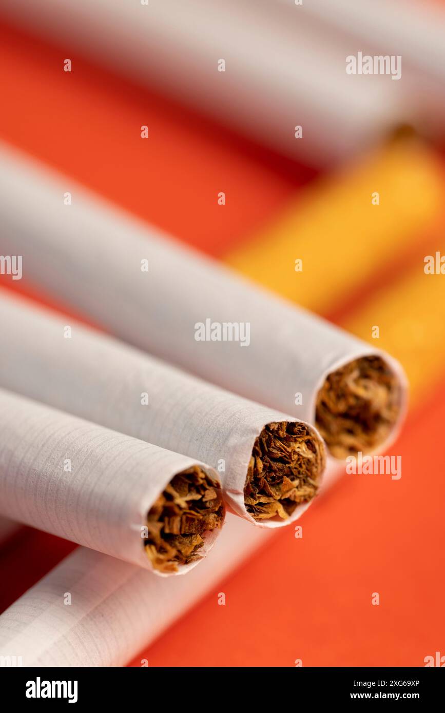 Gold leaf cigarettes hi-res stock photography and images