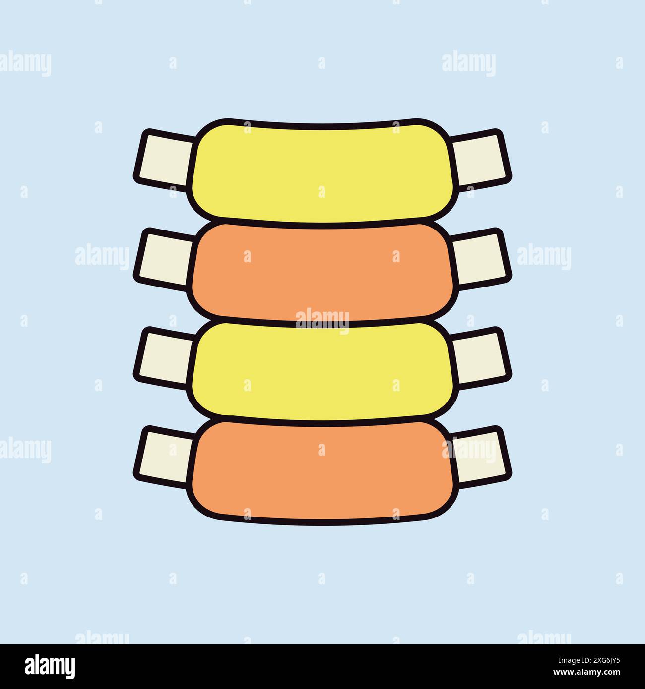 Ribs vector flat icon food meat. Barbecue and bbq grill sign. Graph ...