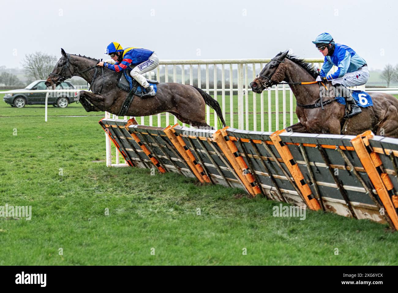 Wincanton races, Sixth race, January 8th 2022 Stock Photo - Alamy