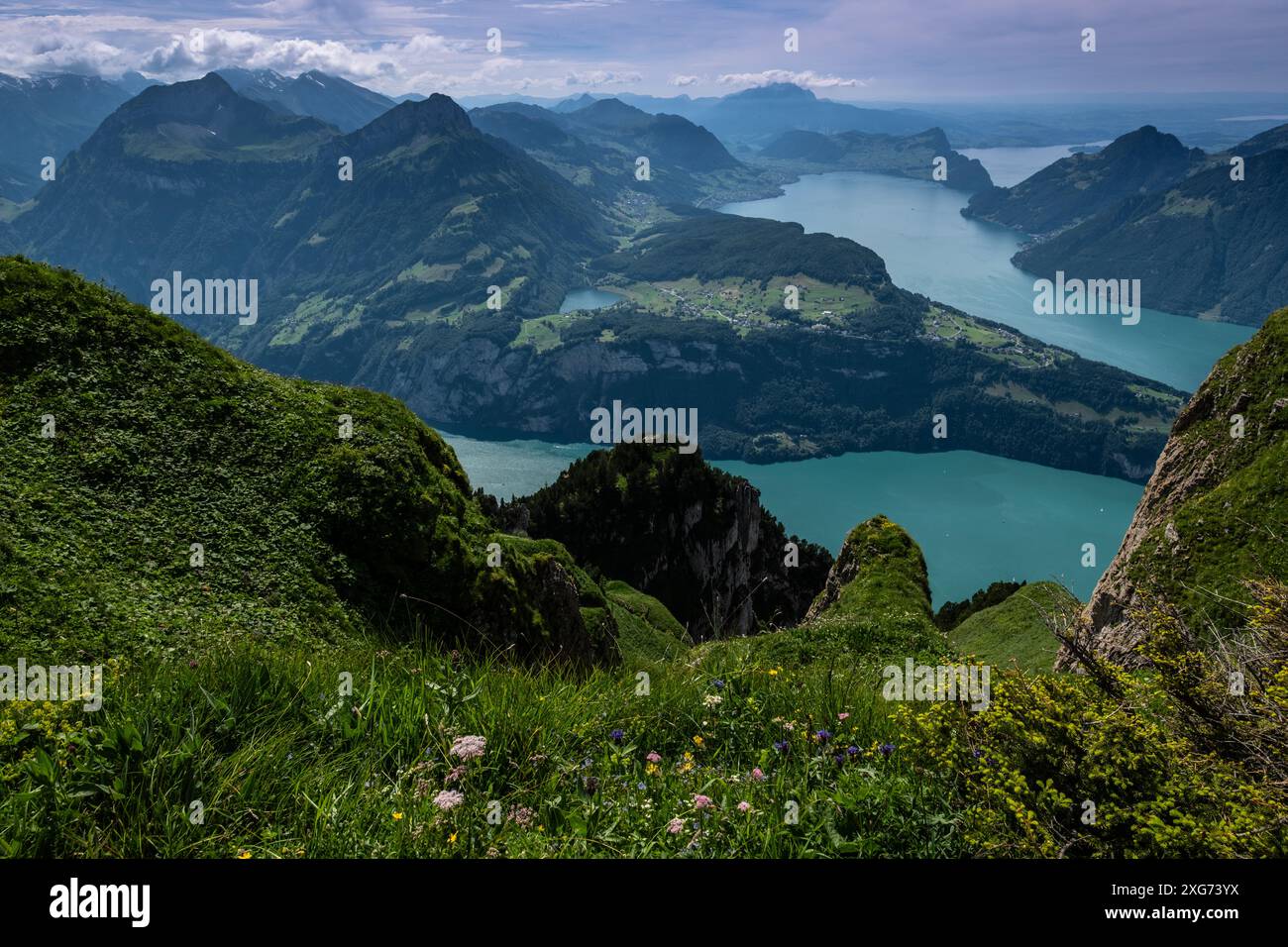 Stoos View Stoosbahn in switzerland hi-res stock photography and images - Alamy