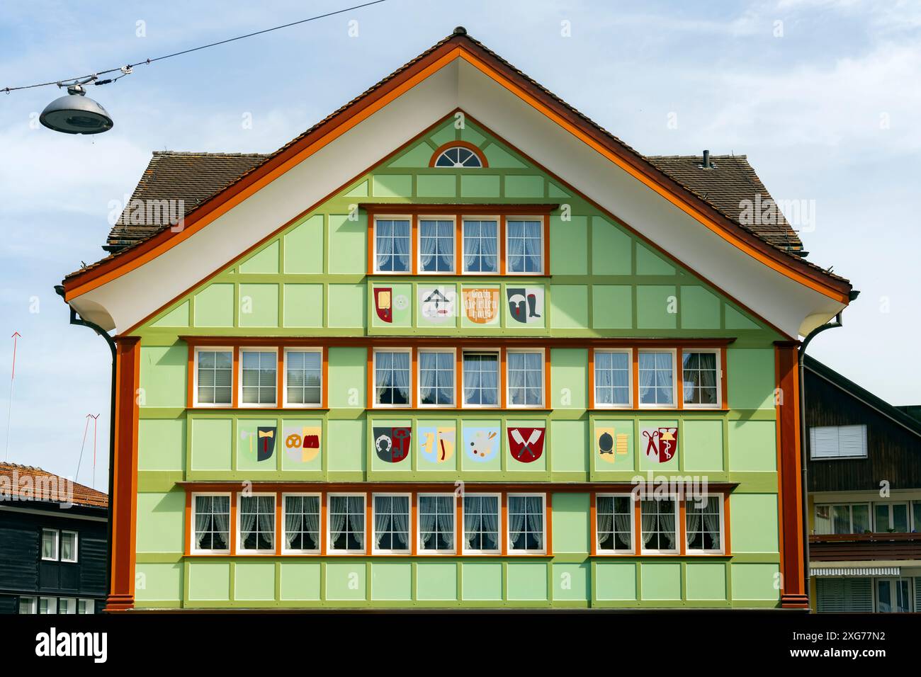 Appenzell is the traditional Swiss village famous for picturesque ...