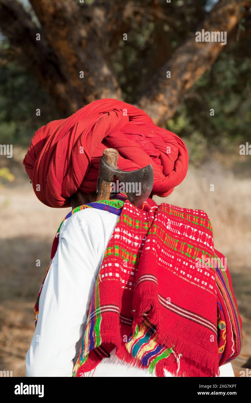 Rabari stockman, Jawai, near Bera, Rajasthan, India Stock Photo - Alamy