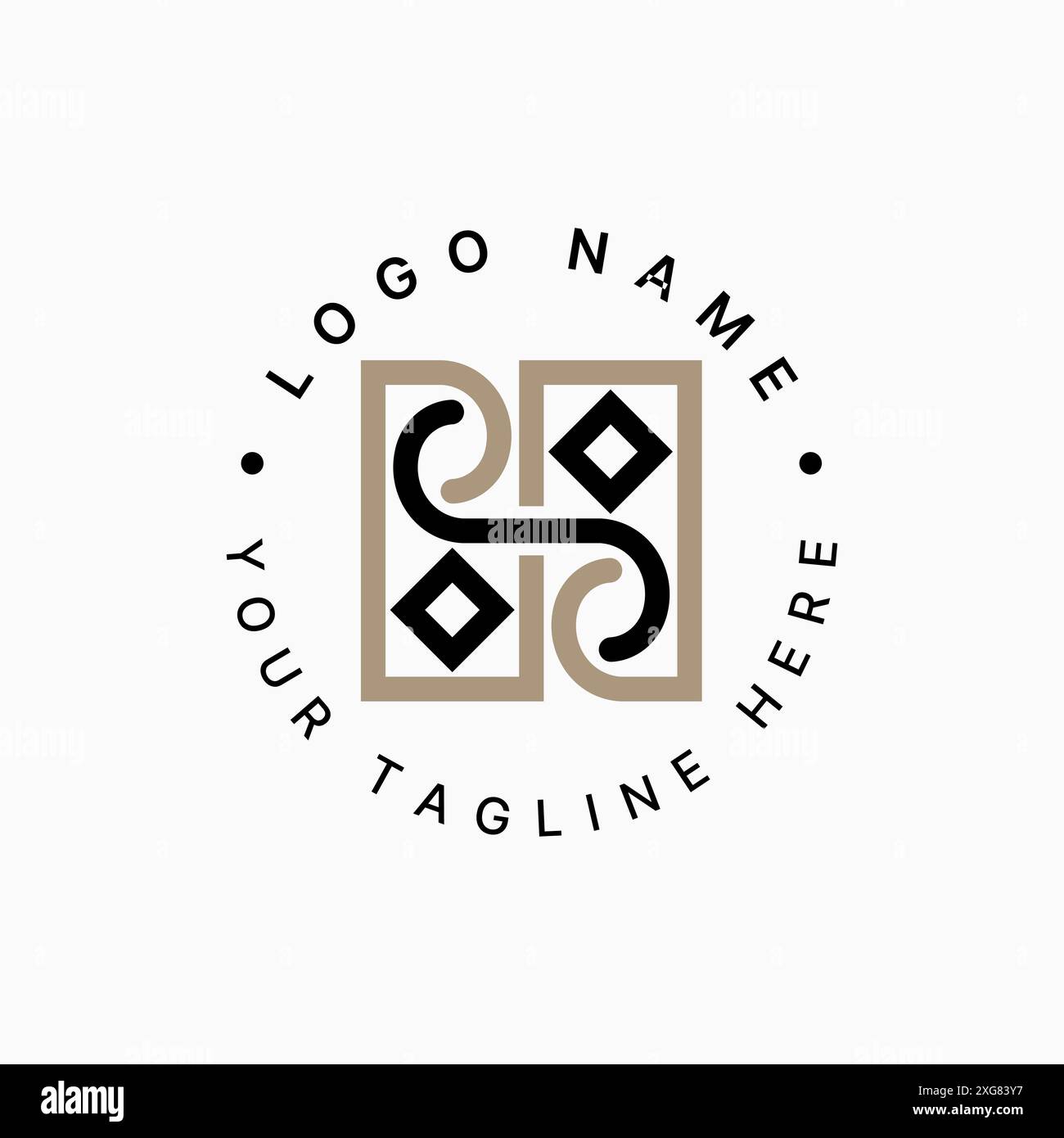 Logo design graphic concept creative abstract premium vector stock ...