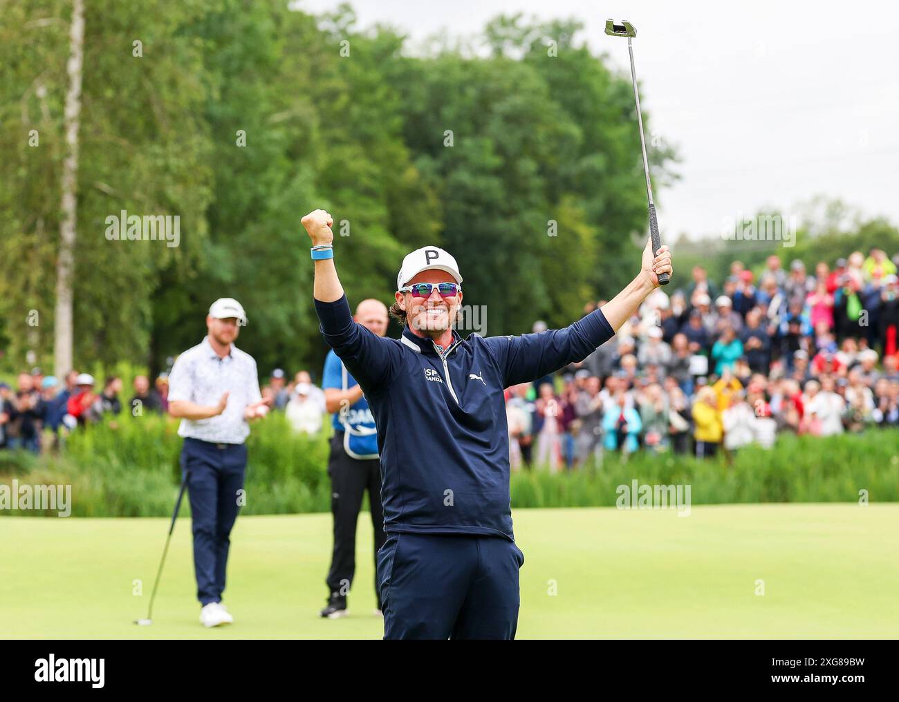 07 July 2024, Bavaria, München/Eichenried: Golf: BMW International Open ...