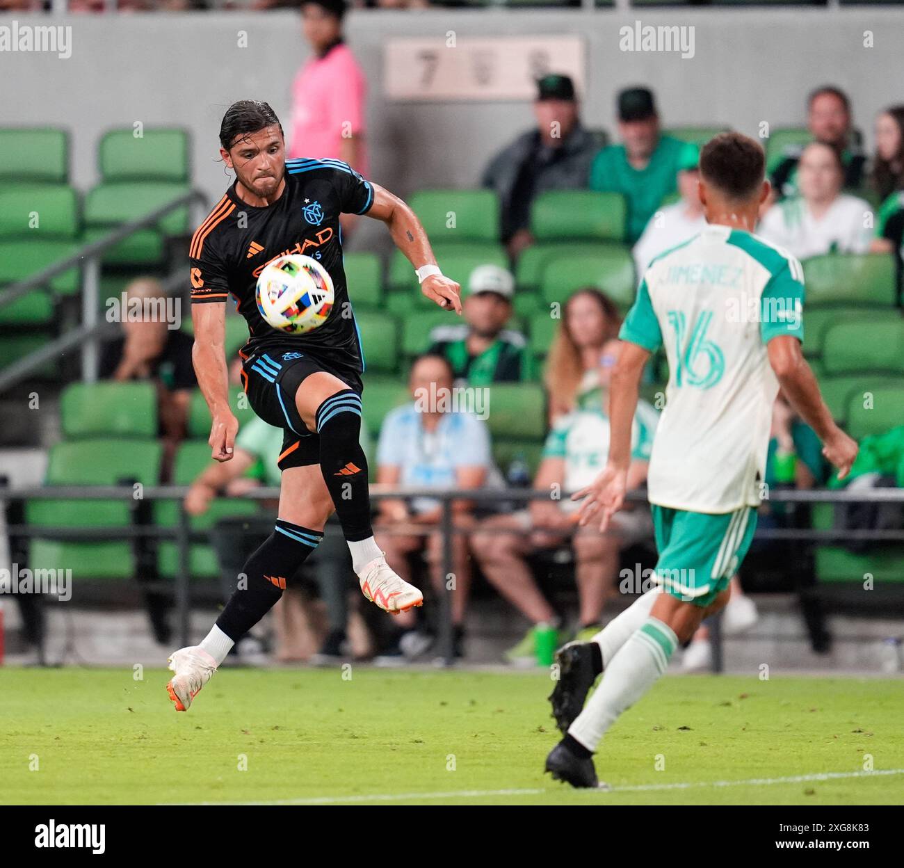 July 6, 2024, Austin, Texas, USA: New York City FC midfielder Justin ...