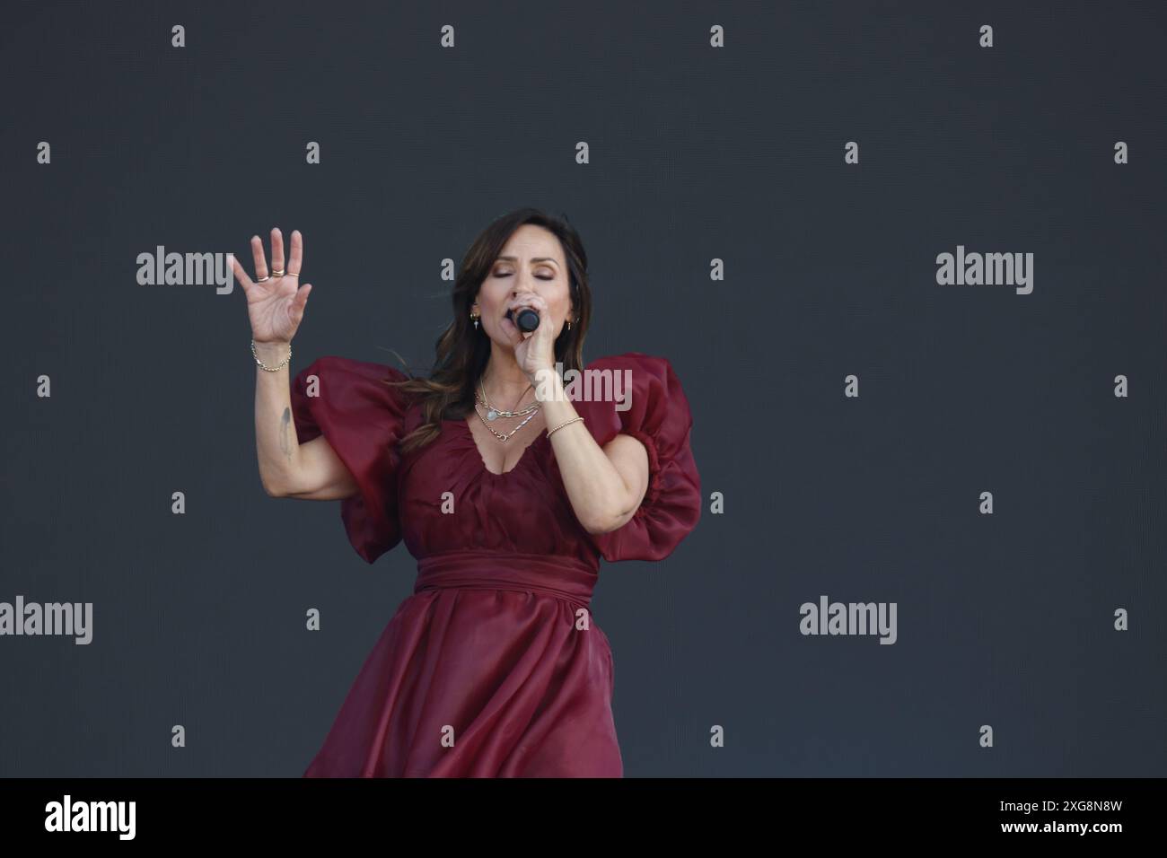 London, UK. 07th July, 2024. 7th July 2024 London UK Natalie Imbruglia during BST Hyde Park Credit: clubpaparazzi/Alamy Live News Stock Photo