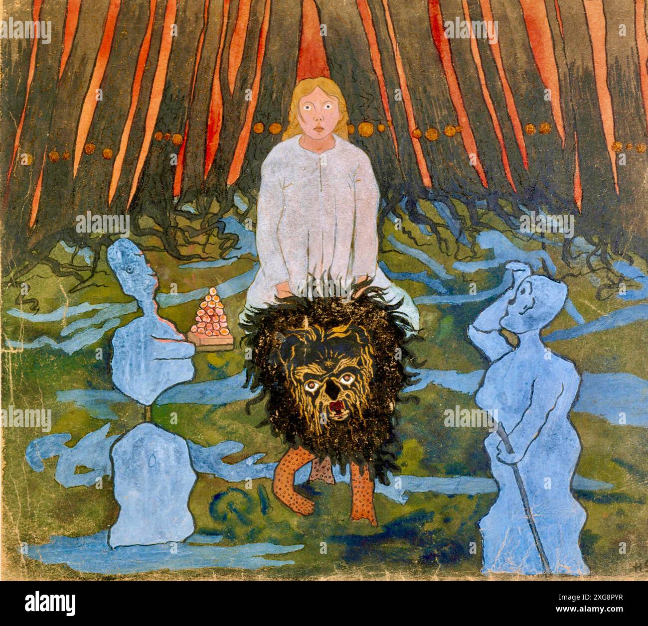 Hugo Simberg The Fairytale II 1896 Stock Photo Alamy