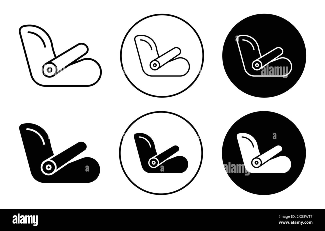 Baby car icon vector logo set collection for web app ui Stock Vector ...