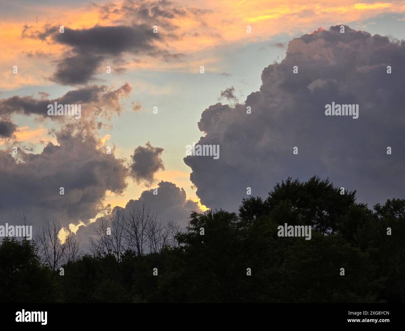 Clouds in the Sky Stock Photo