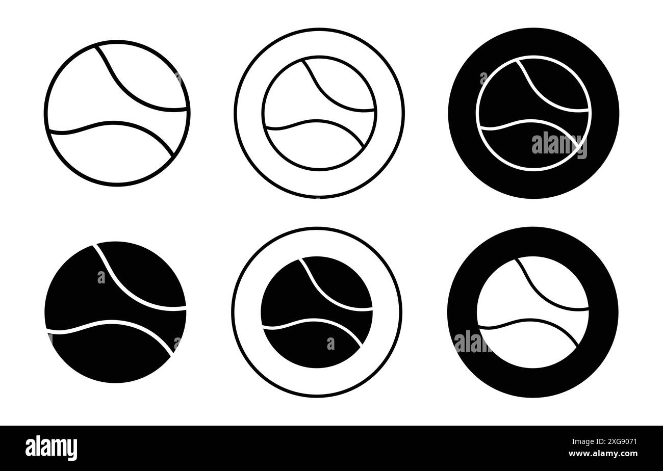 Green tennis ball Black and White Stock Photos & Images - Alamy