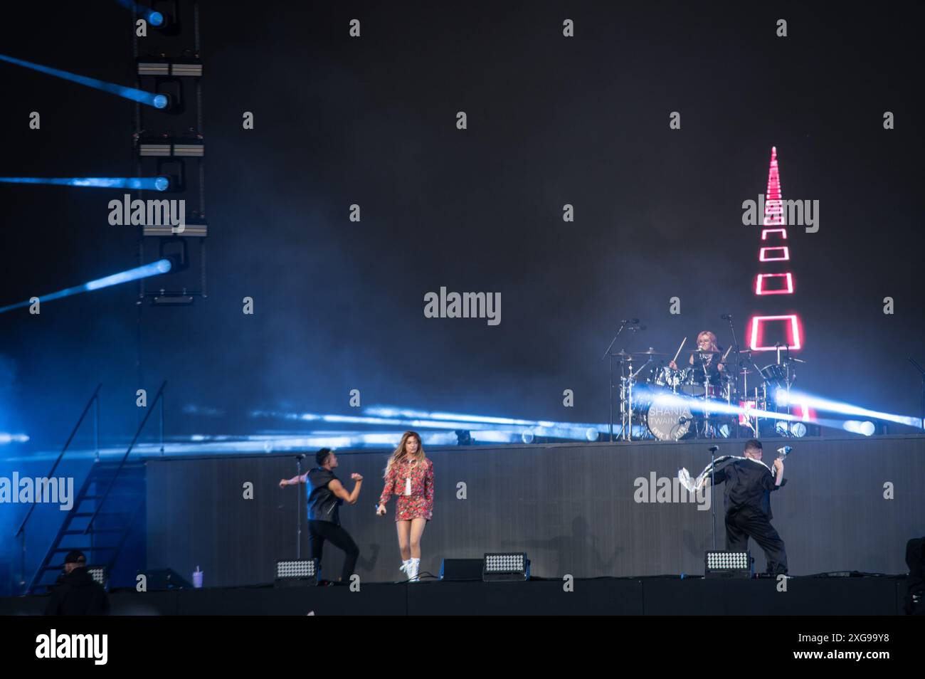 London, United KIngdom. 7th July 2024. Shania Twain headlines BST Hyde ...