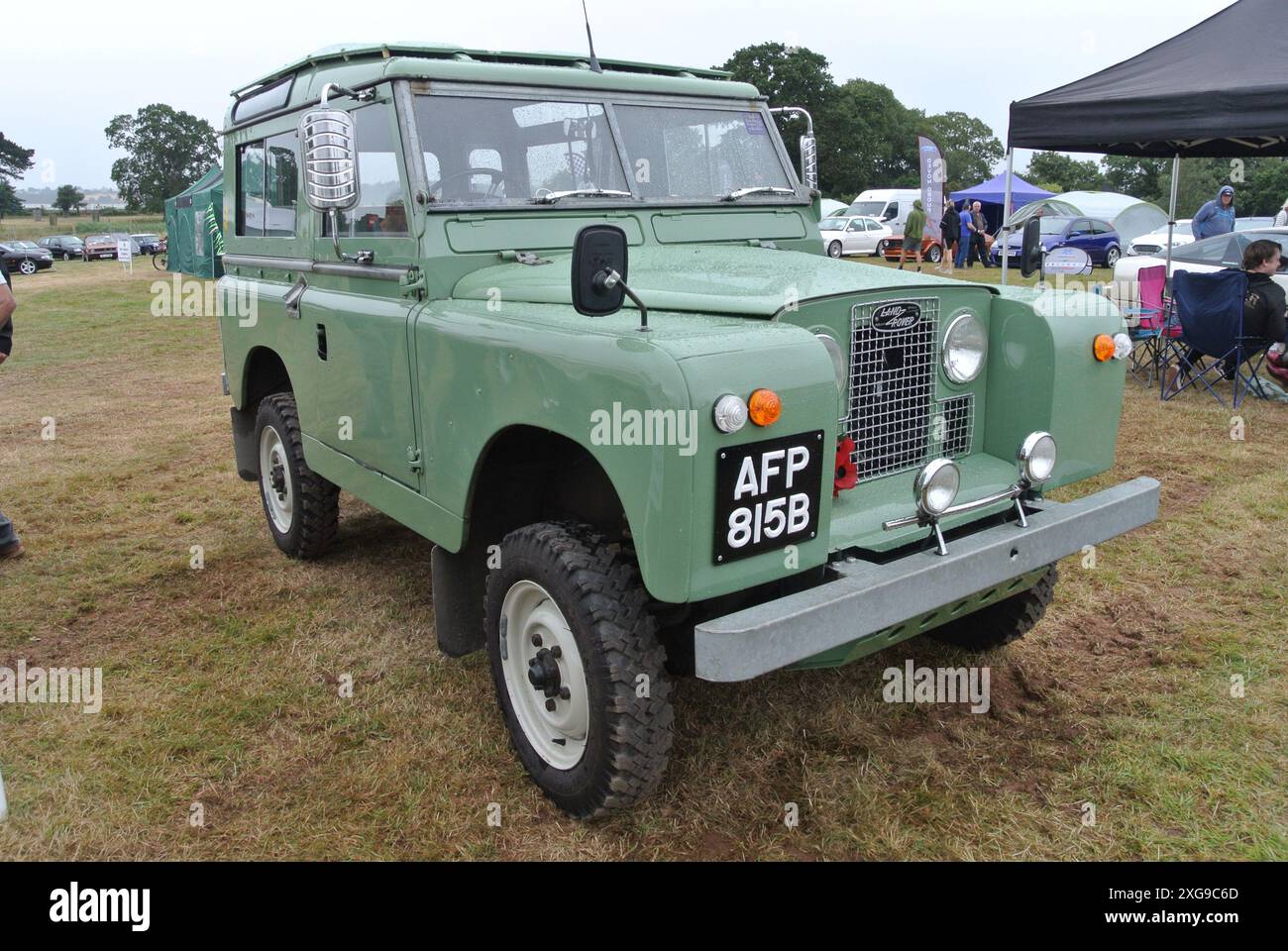 A 1954 Land Rover Series 1 parked on display at the 48th Historic ...