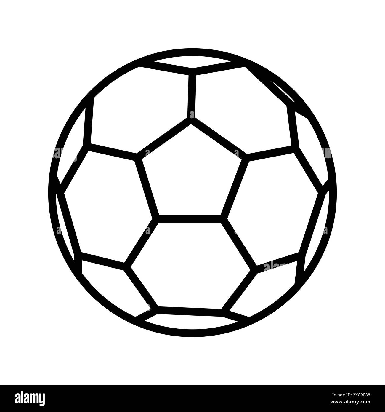 Hexagon ball Stock Vector Images - Alamy