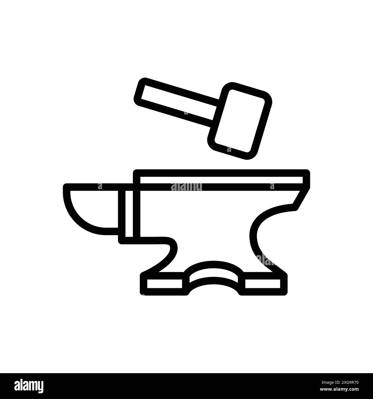 anvil icon vector design template in white background Stock Vector ...