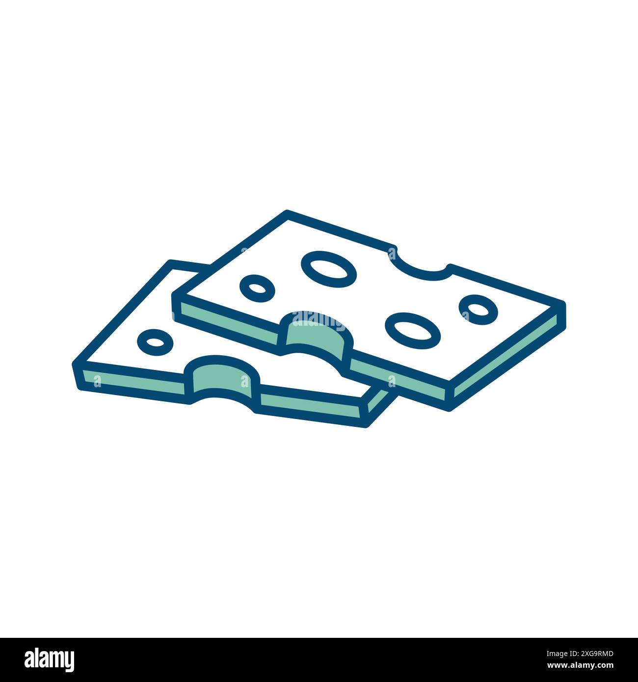 cheese icon vector design template in white background Stock Vector