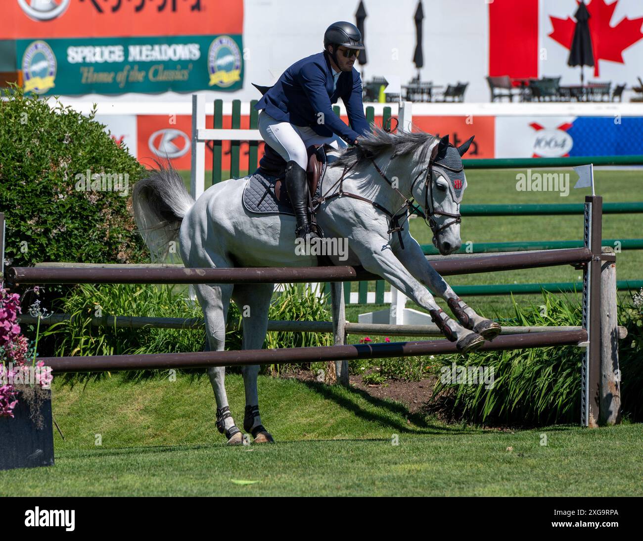 Calgary, Alberta, Canada, 7 July 2024. Luis Alejandro Plascendia O (MEX ...