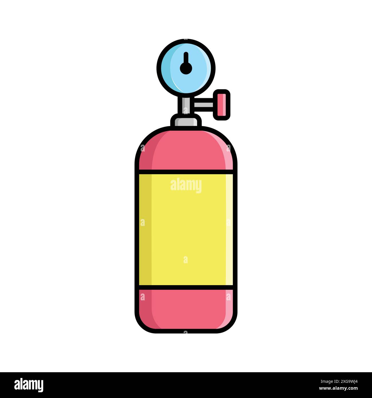 air tank icon vector design template in white background Stock Vector