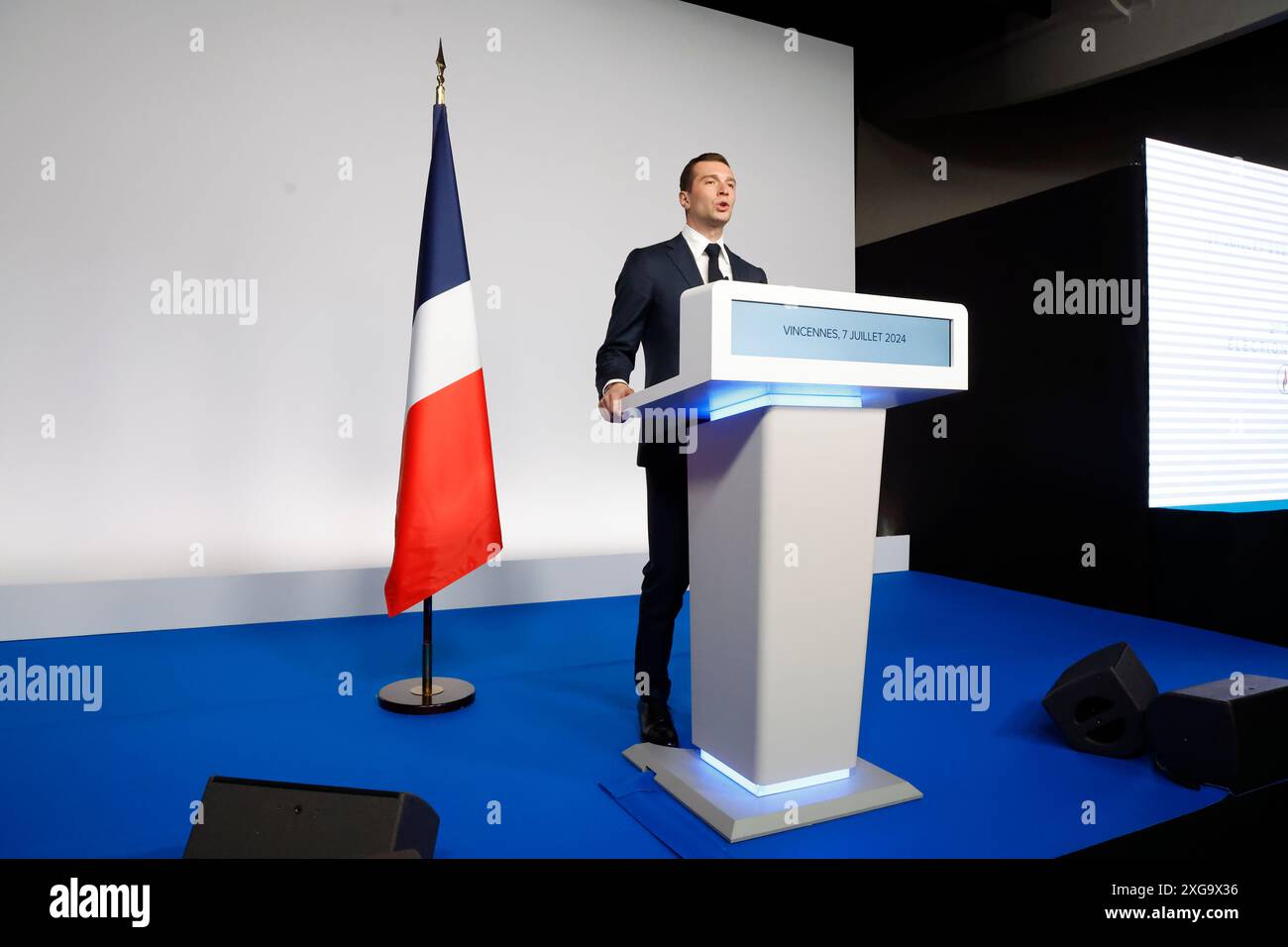 (240708) PARIS, July 8, 2024 (Xinhua) President of French far