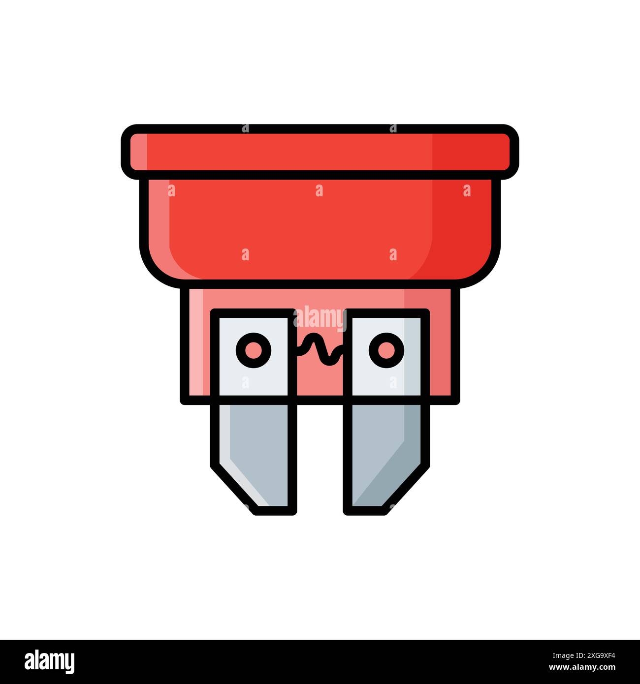 Electronic meter box Stock Vector Images - Alamy