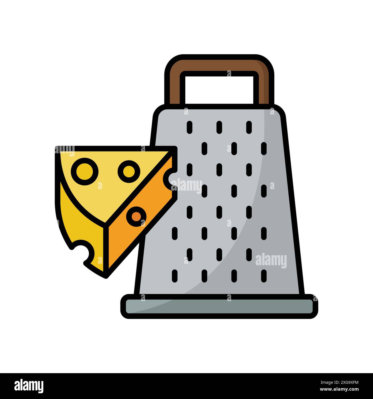 grater icon vector design template in white background Stock Vector