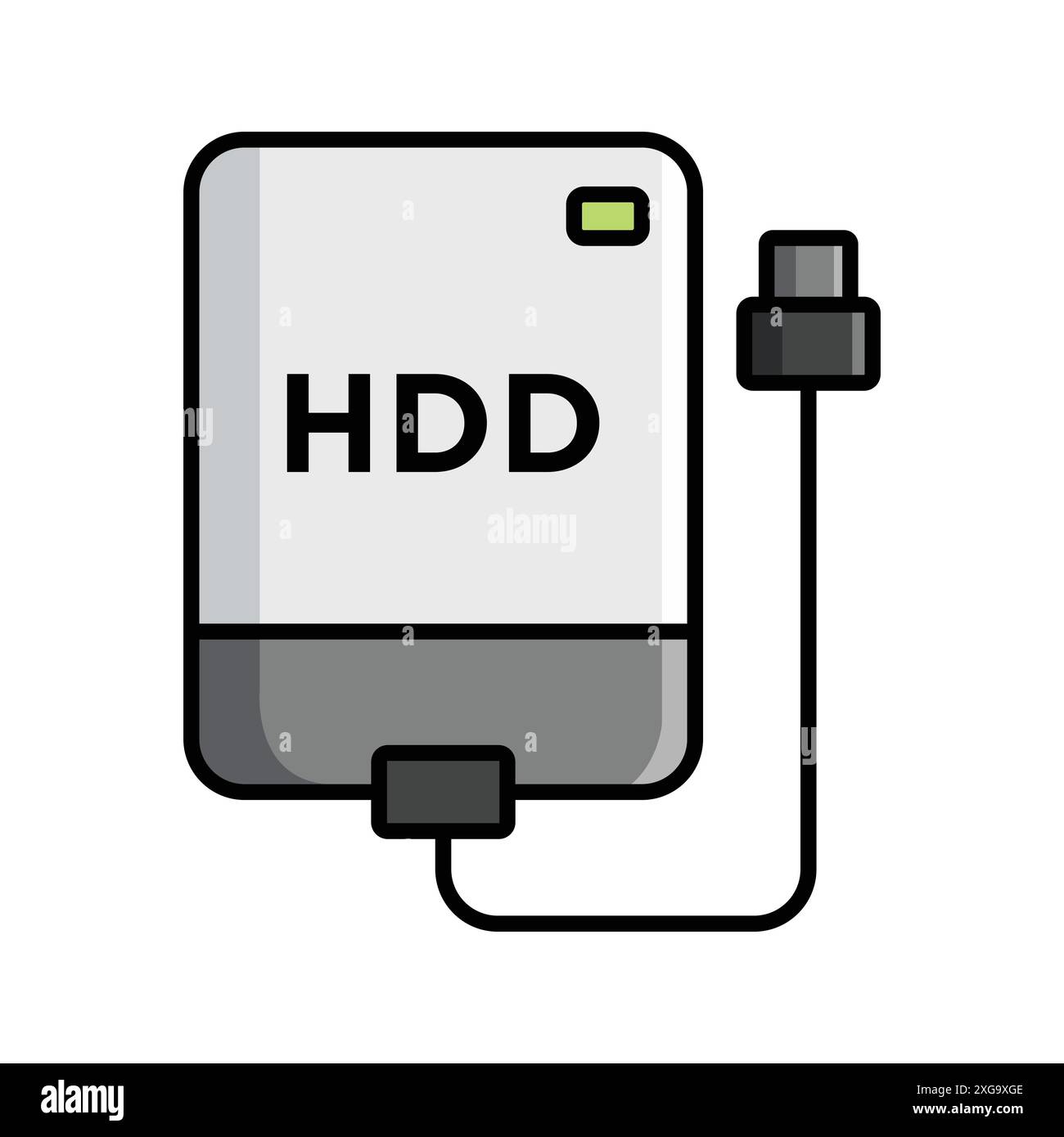 hard disk drive icon vector design template in white background Stock ...