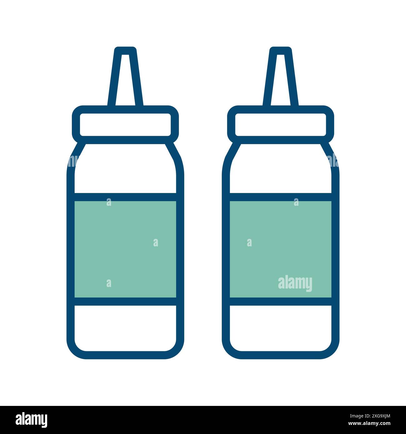 ketchup icon vector design template in white background Stock Vector