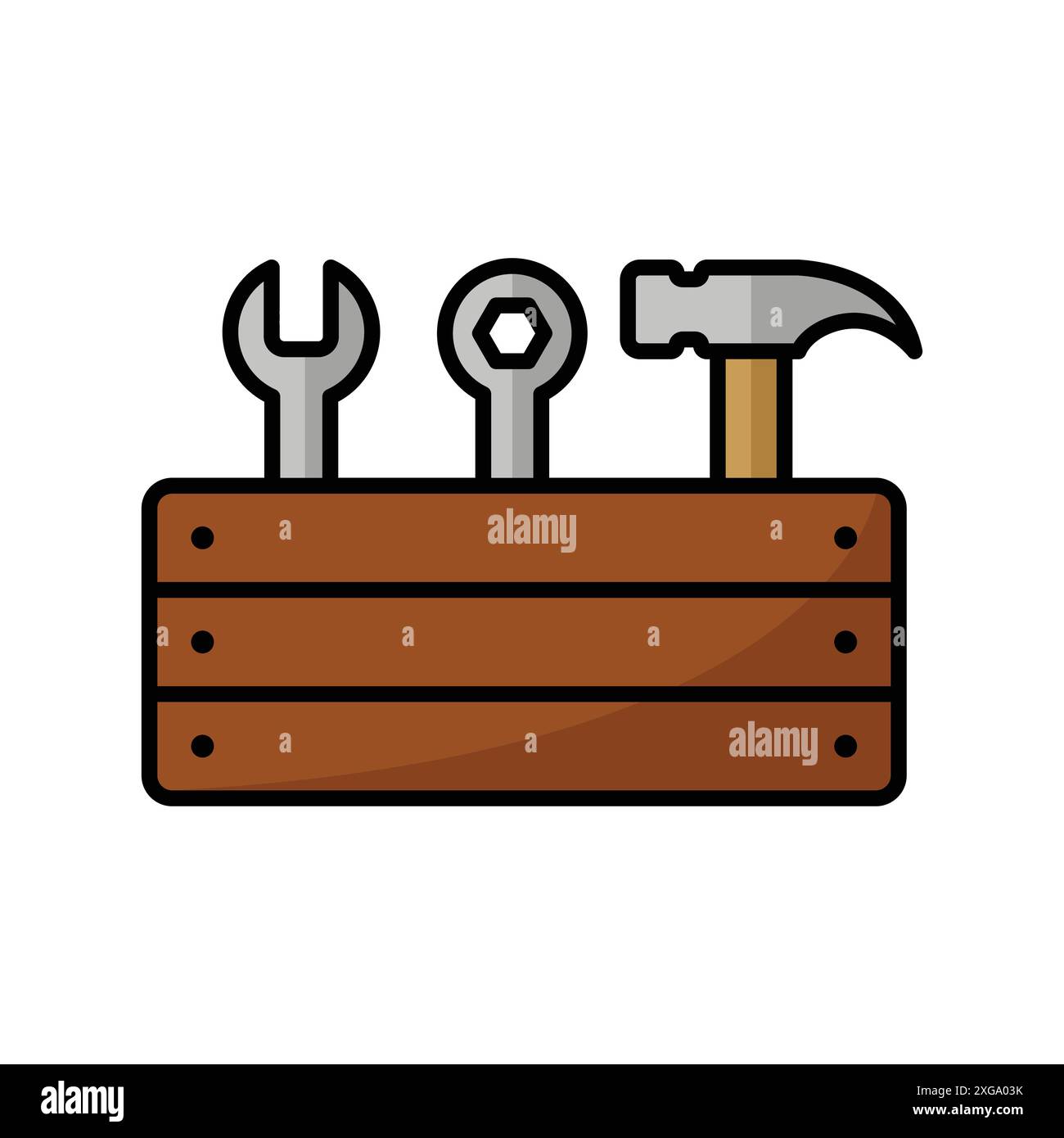 Toolbox vector vectors hi-res stock photography and images - Alamy