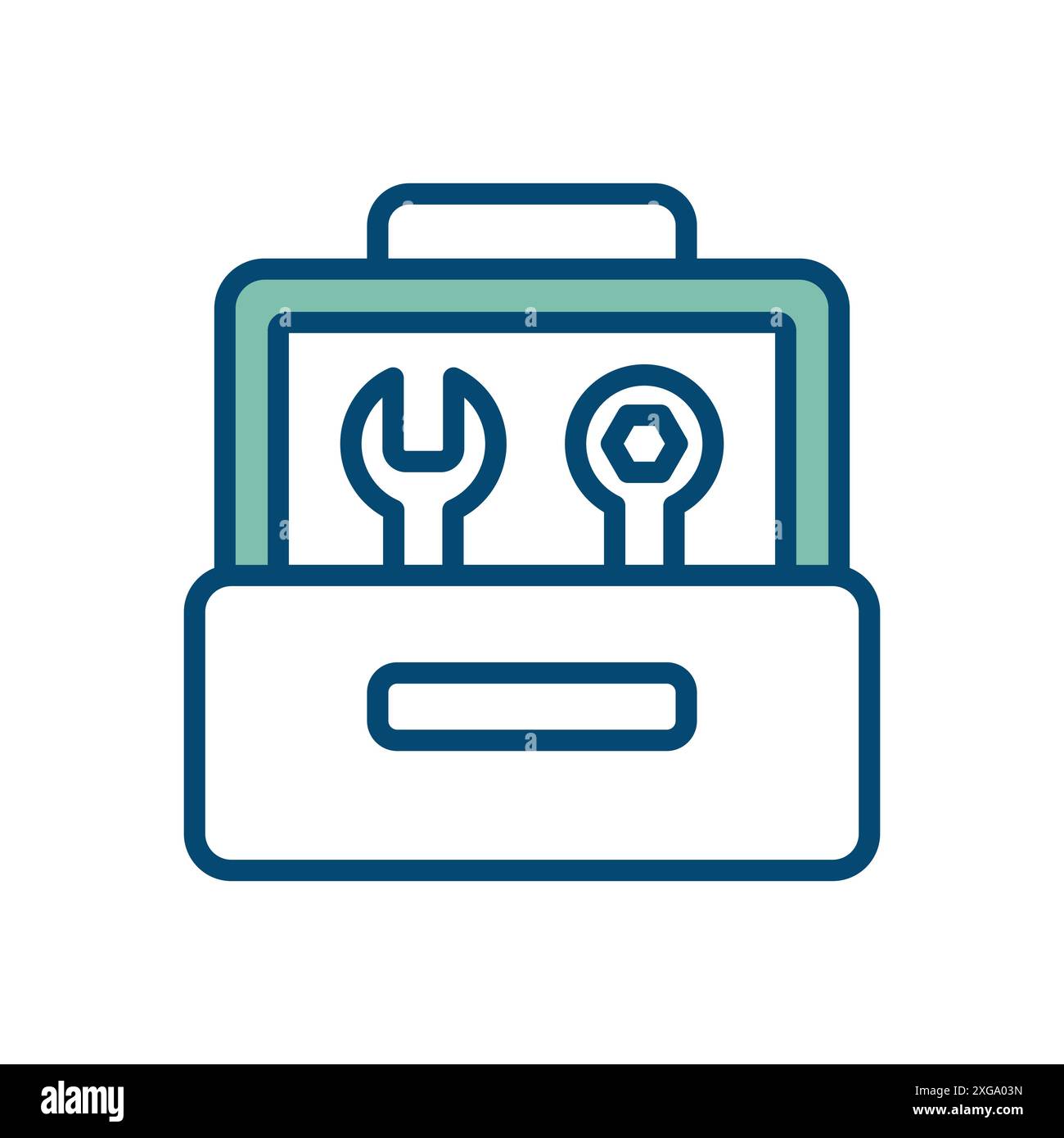 toolbox icon vector design template in white background Stock Vector ...
