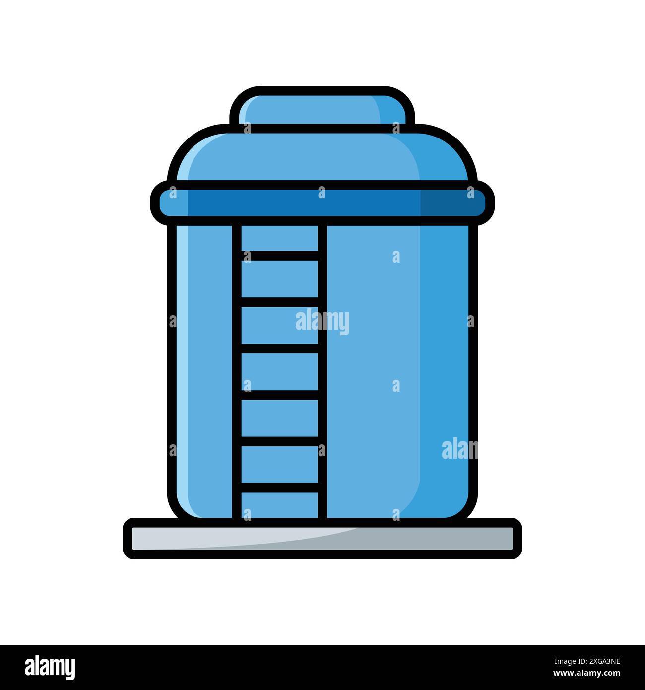 water tank icon vector design template in white background Stock Vector