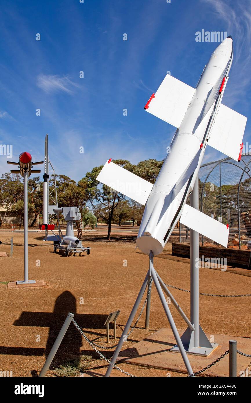 Woomera Rocket Park Stock Photo