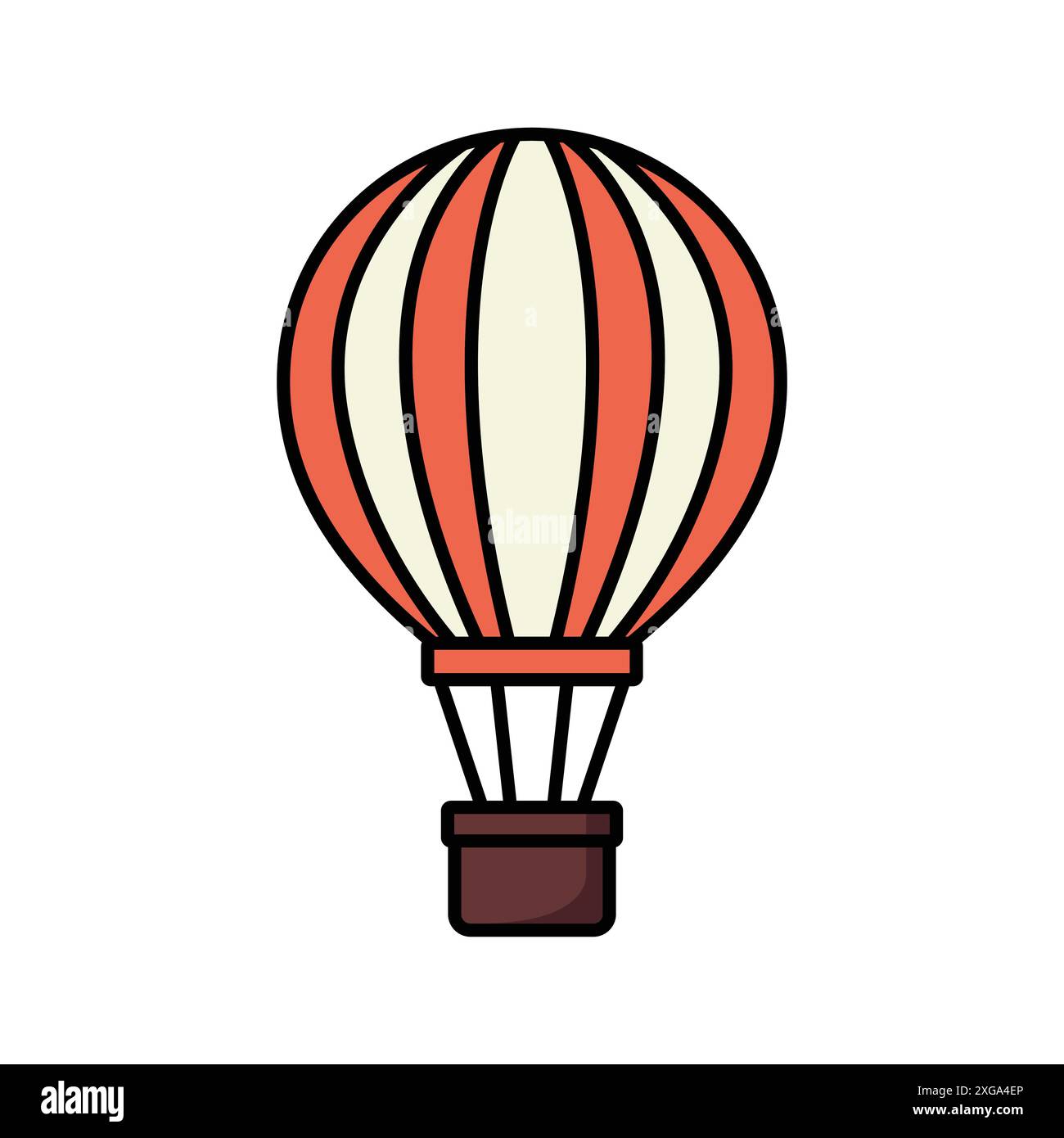 air balloon icon vector design template in white background Stock ...
