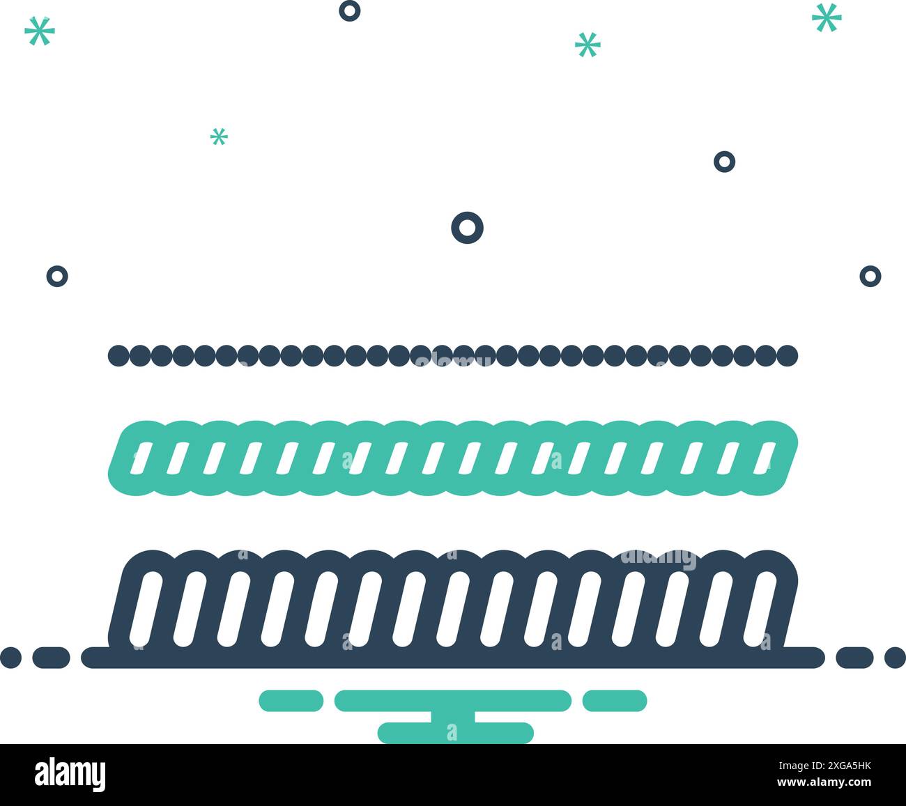 Wire rope knot Stock Vector Images - Alamy