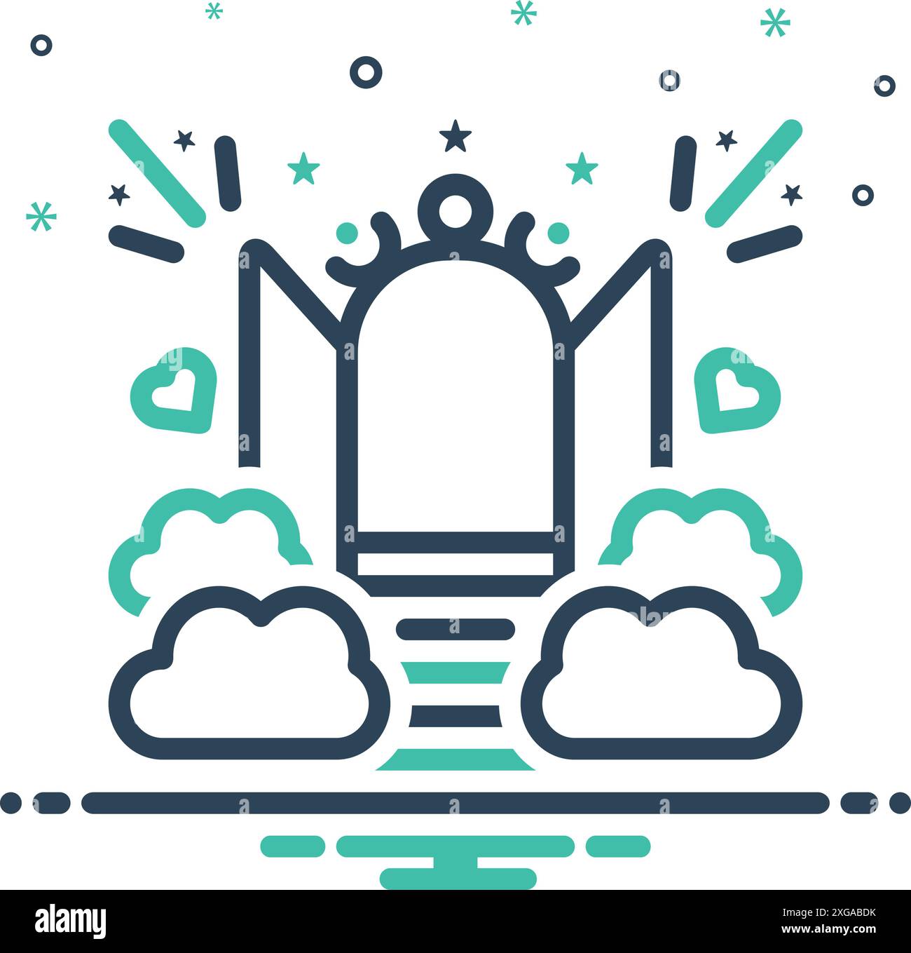 Icon for paradise,heaven Stock Vector Image & Art - Alamy